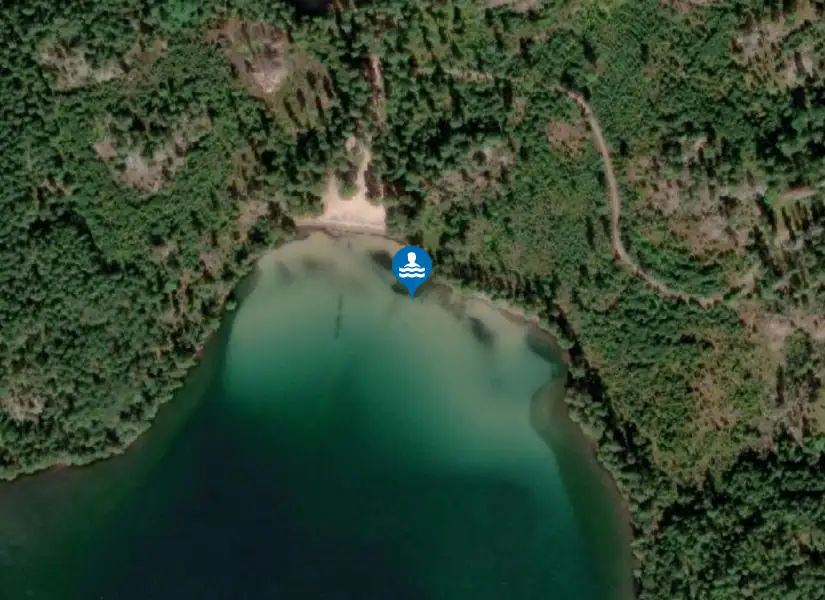 Medevi, Torpa Sand från satellit