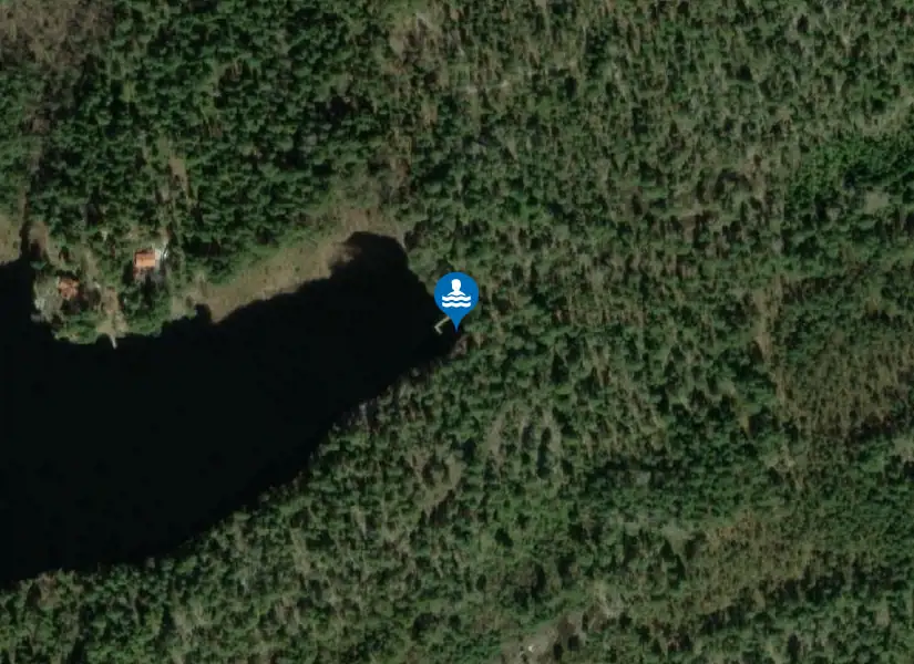 Bergsjön från satellit