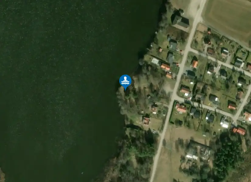 Morgongåva, Axsjöbadet från satellit