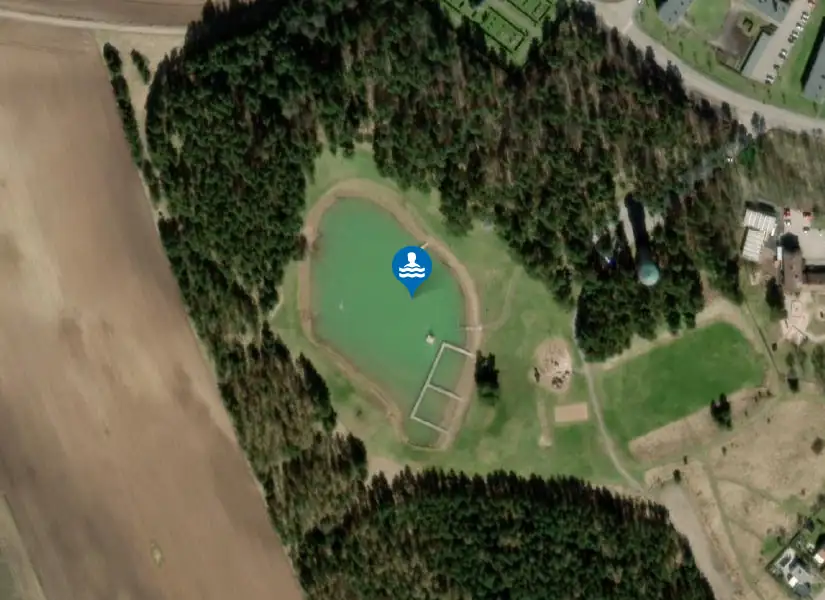 Månsjön från satellit