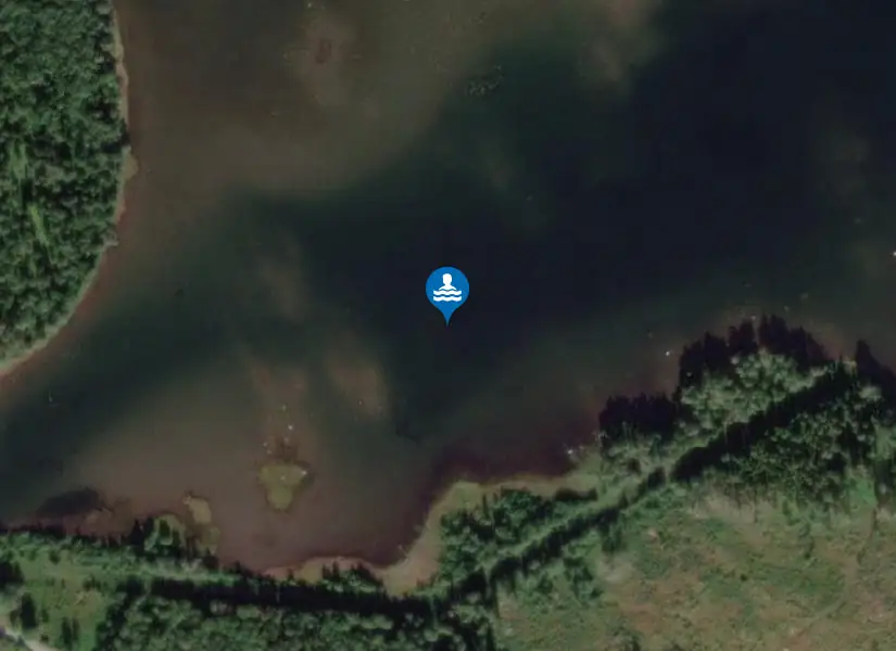 Billstadammen, Hackås från satellit