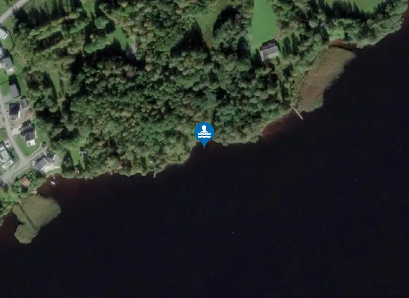 Möckeln Espenäs från satellit