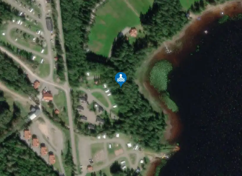 Bjursen, Bjursås från satellit