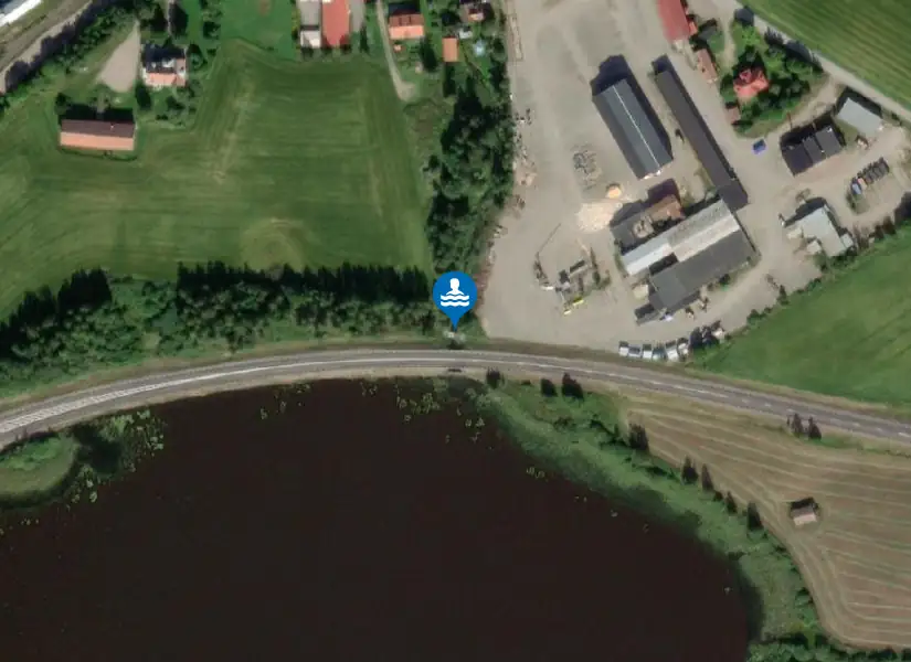 Nabban, Kyrktjärn från satellit