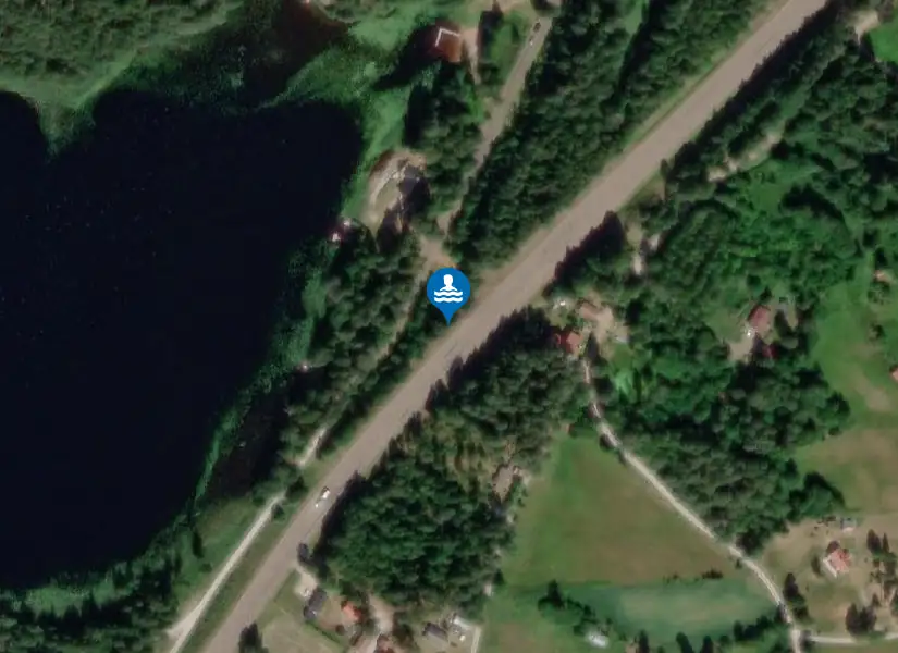 Nedre Gärdsjö från satellit