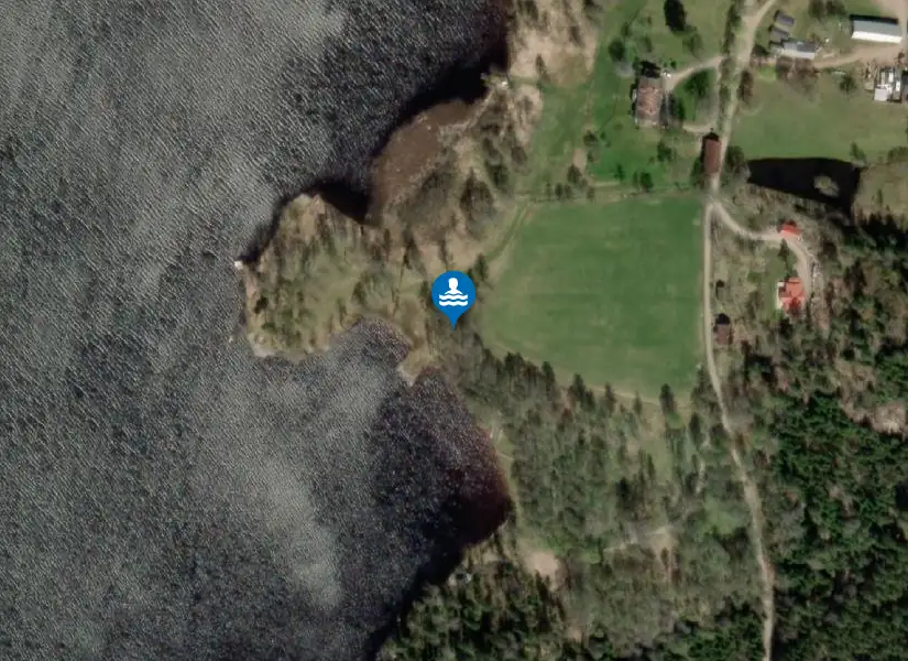 Bjädesjösjön, Myresjö från satellit