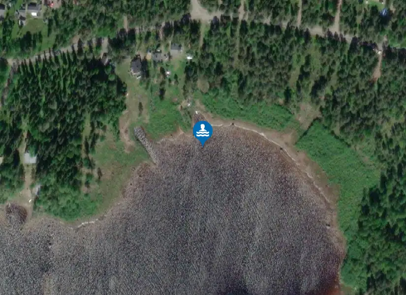 Nikkala hamn från satellit