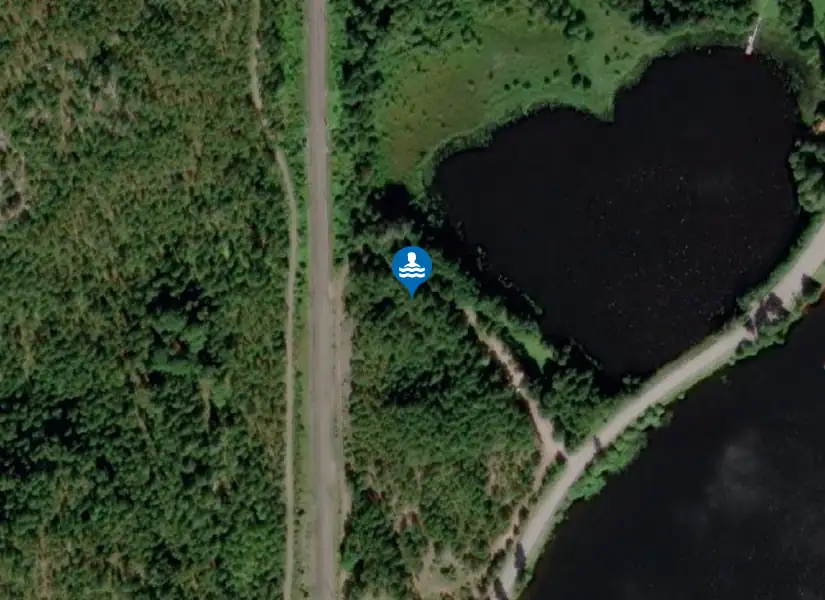 Nissagölen från satellit