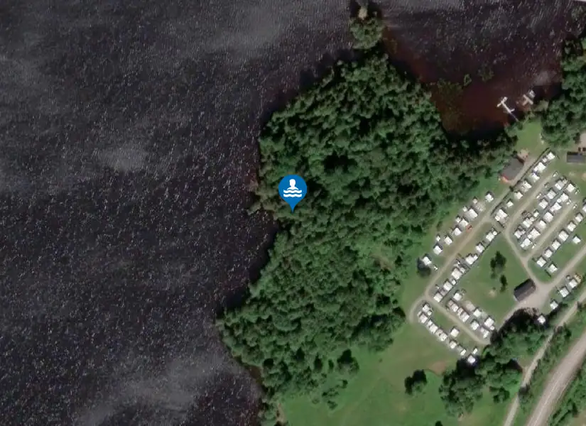 Noren, Campingbadet från satellit