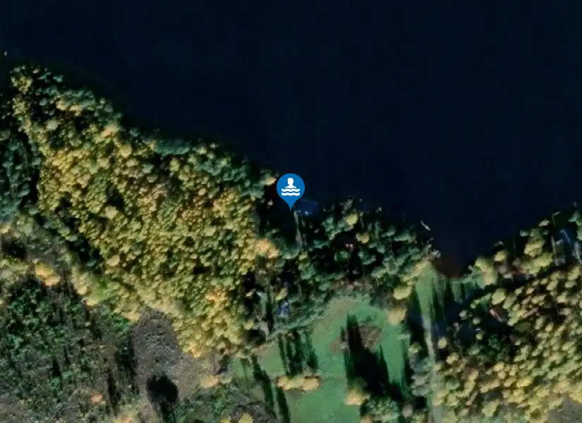 Norrlandsporten från satellit