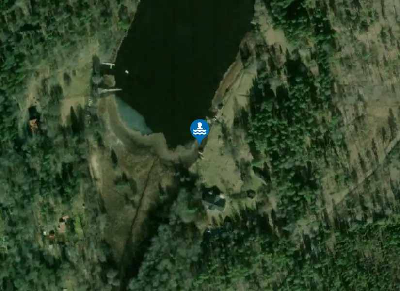 Norrsjön, Eda från satellit