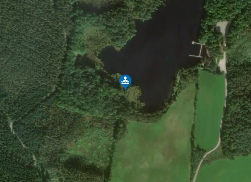 Nyhagasjön från satellit