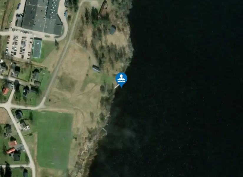 Nysockensjön, Lögarberget från satellit