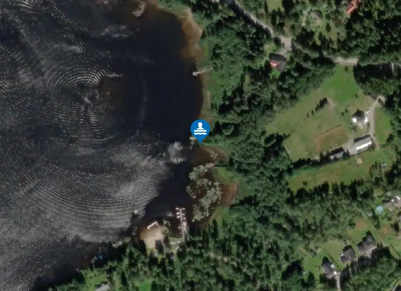 Nären, Närsbo från satellit