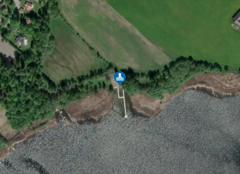 Näsbadet från satellit