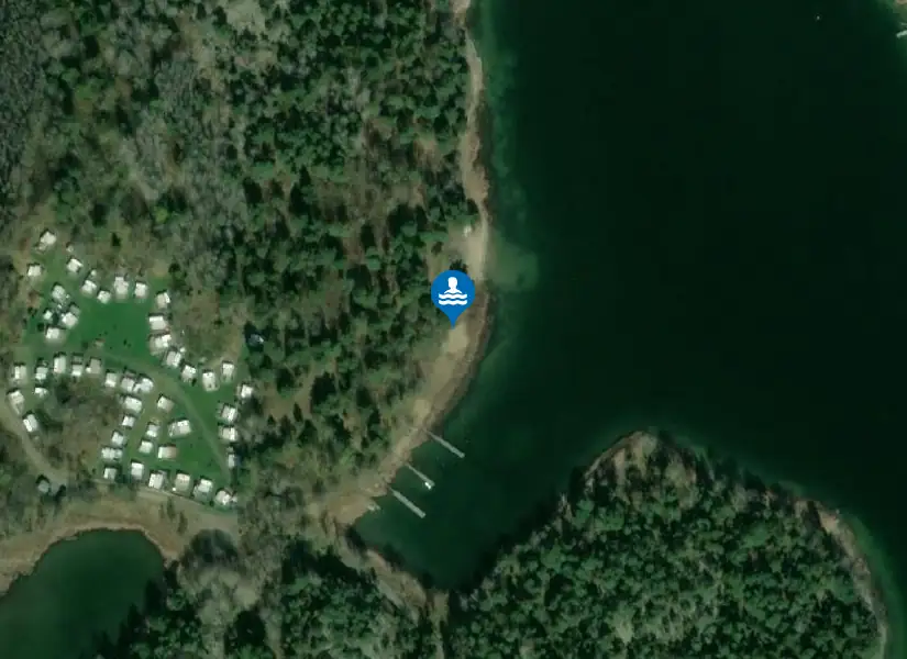 Björkholmen, Muskö från satellit