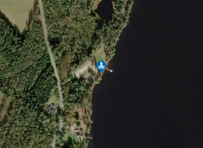 Nästasjön från satellit