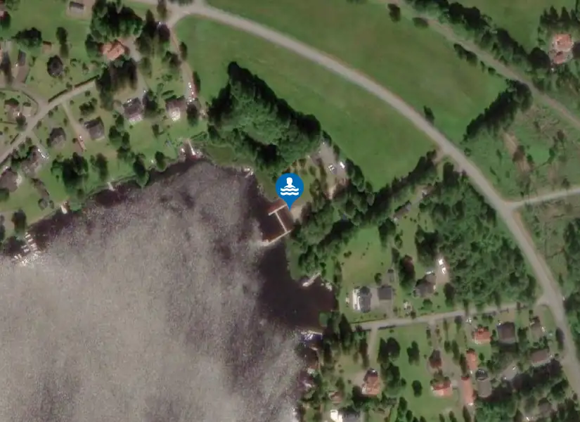 Nömmen, Stensjöns badpl. från satellit