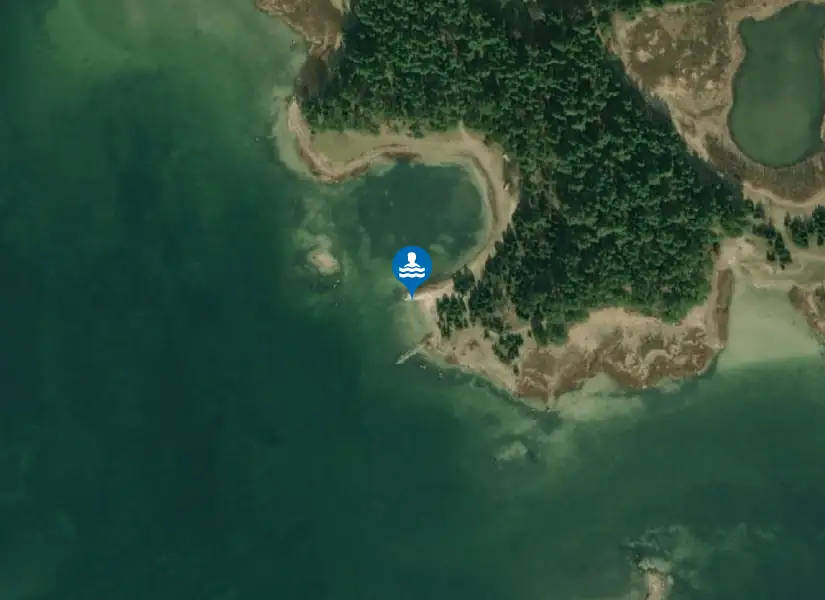 Oknö, Torpet från satellit