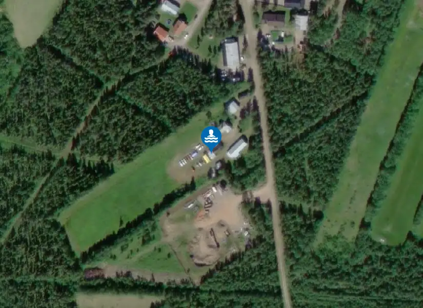 Pajala, Myllyoja från satellit