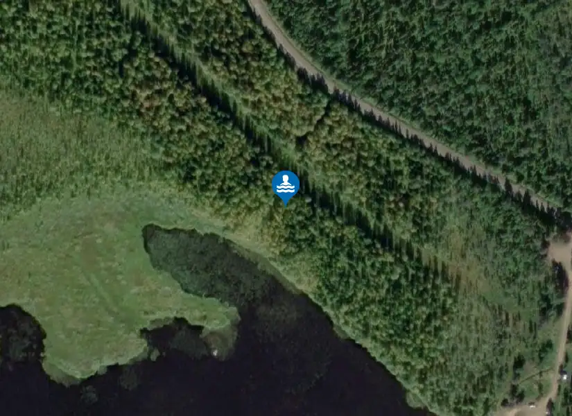 Pentäsjärvi från satellit