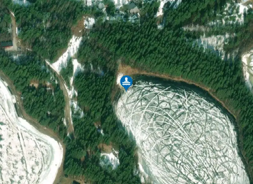 Pottan Stordjupviken, Hemlun från satellit