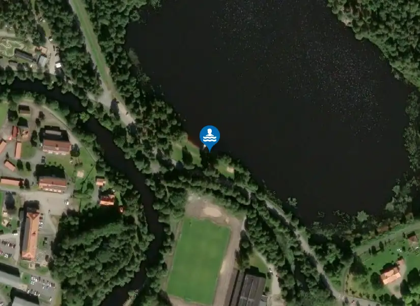 Prostsjön från satellit