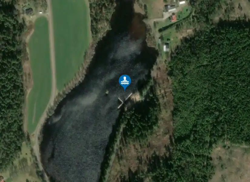 Rammsjön från satellit