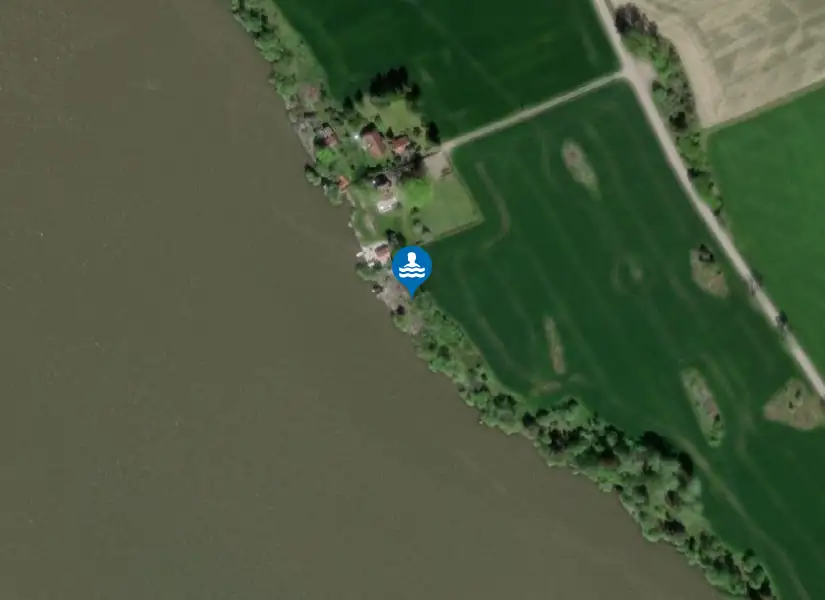 Blacksta Avlasjön från satellit