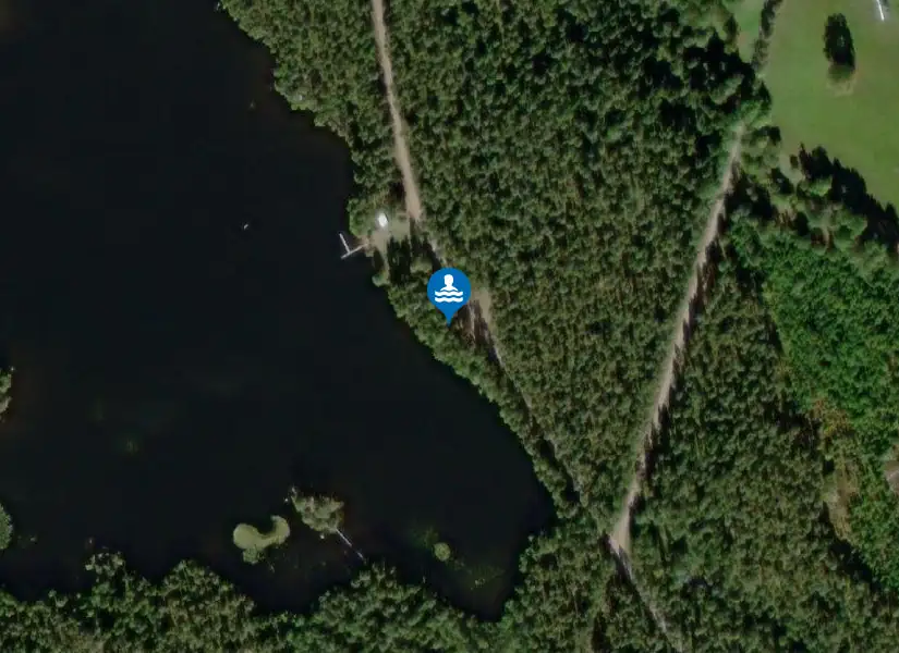Råsasjön, Råås från satellit