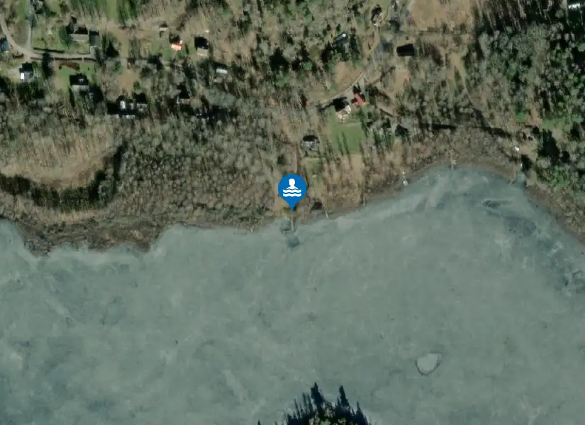 Röabysjön från satellit
