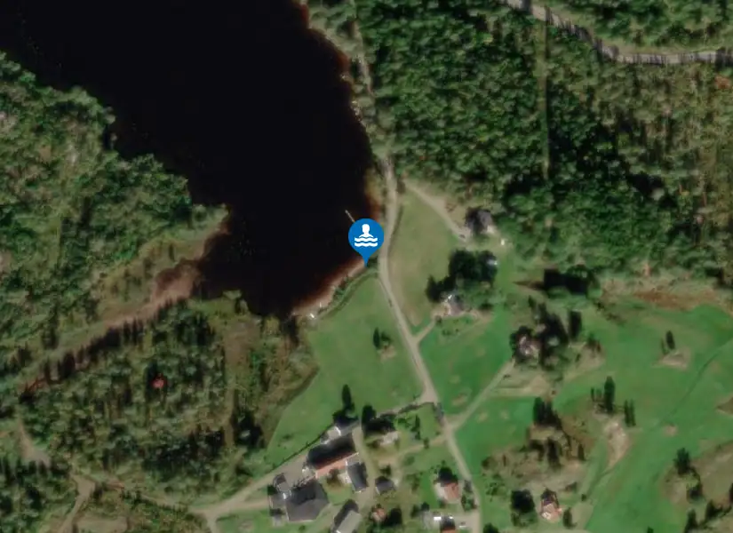 Sandsjön från satellit