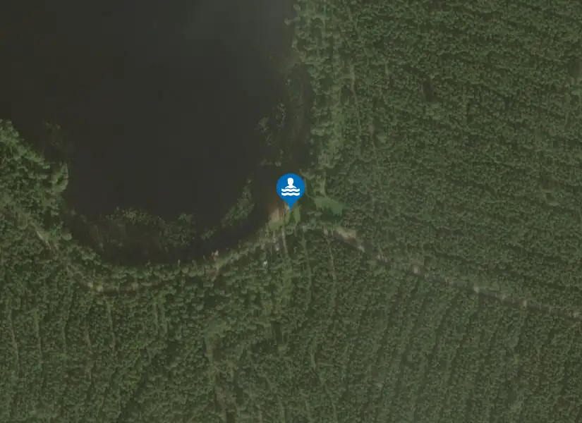 Sandsjön från satellit