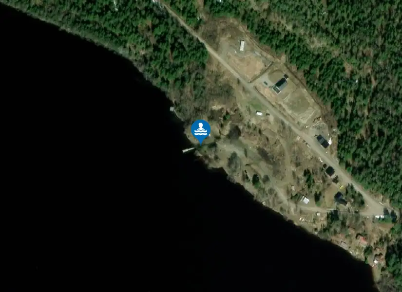 Segersjön Sundsvall från satellit