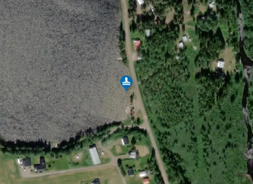 Siksjönäs från satellit