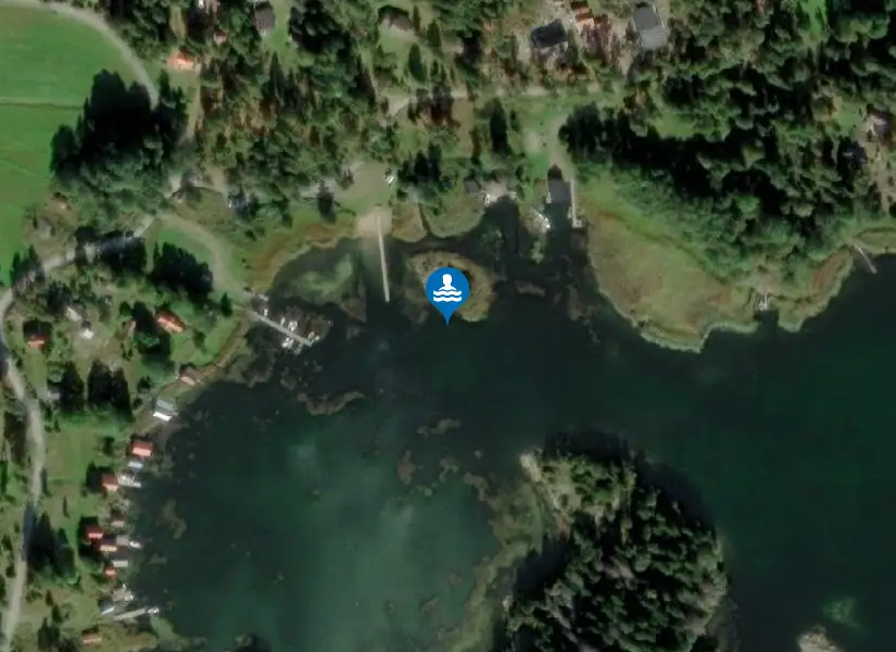 Singö, Backbyn från satellit