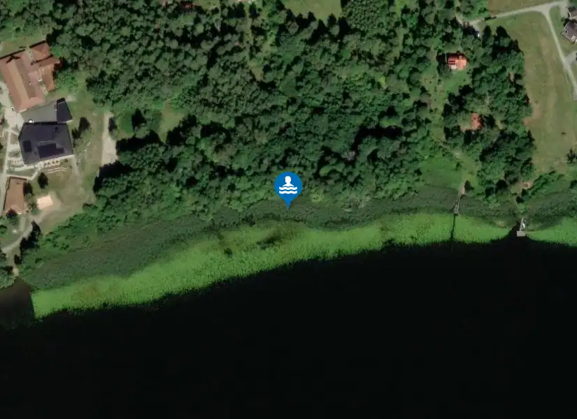 Sjudargårdsbadet från satellit