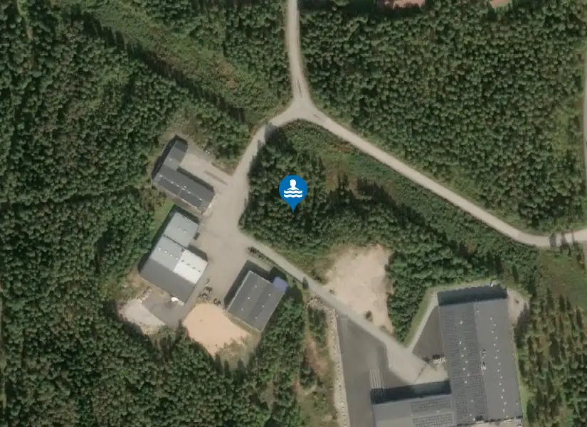 Sjöarpssjön från satellit