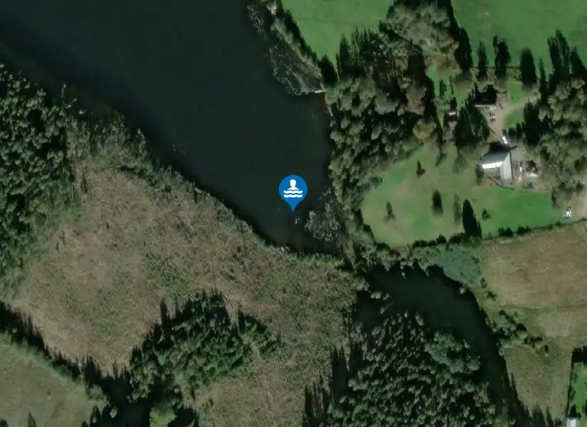 Skacksjön från satellit