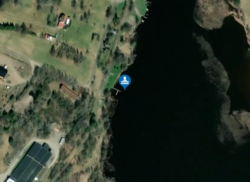 Skagern, Skagersvik från satellit