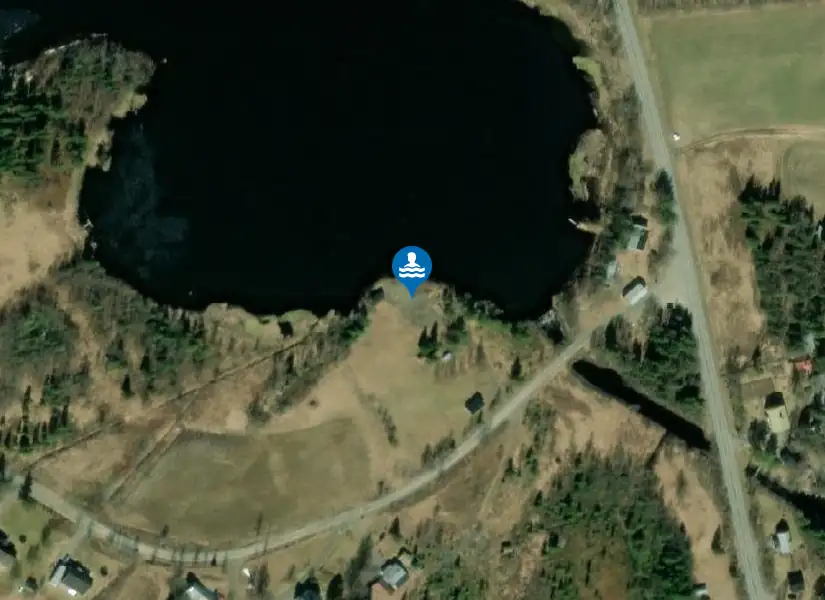 Skansholm från satellit