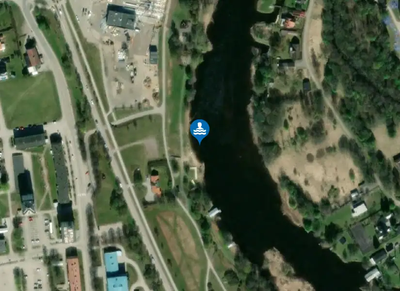 Skutskär, Simstadion från satellit