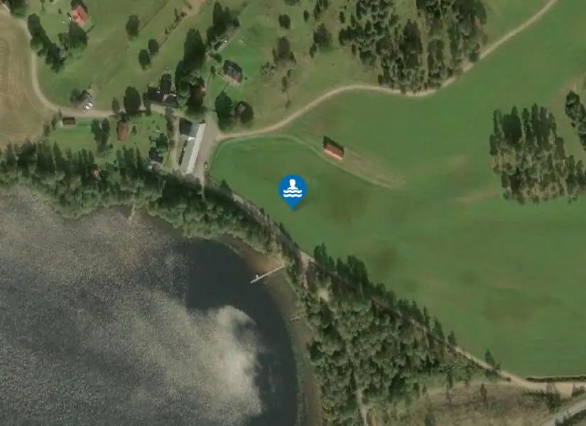 Skäremosjön från satellit