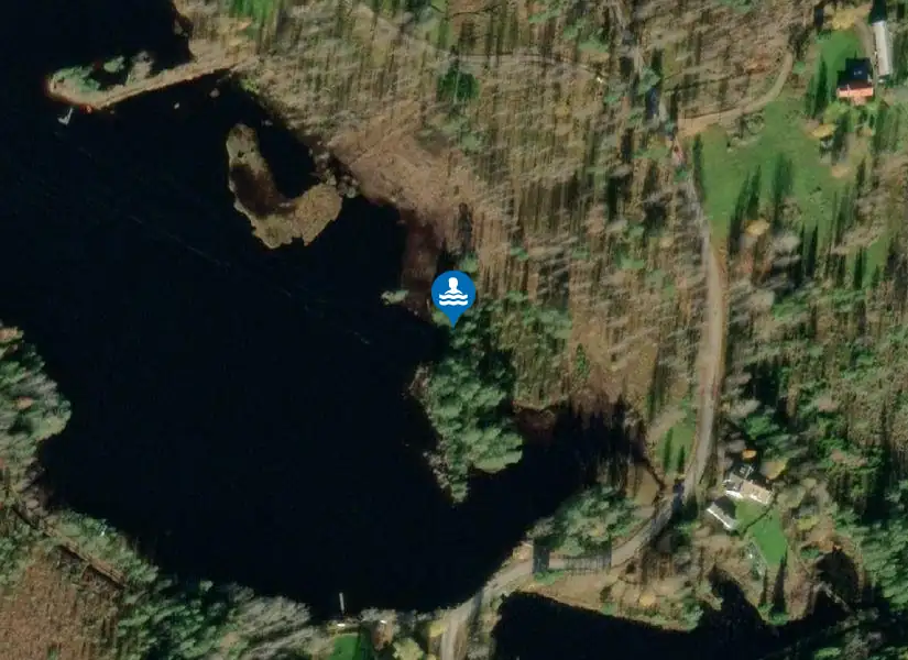 Skärsjön från satellit