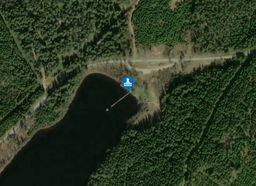 Skärsjön från satellit