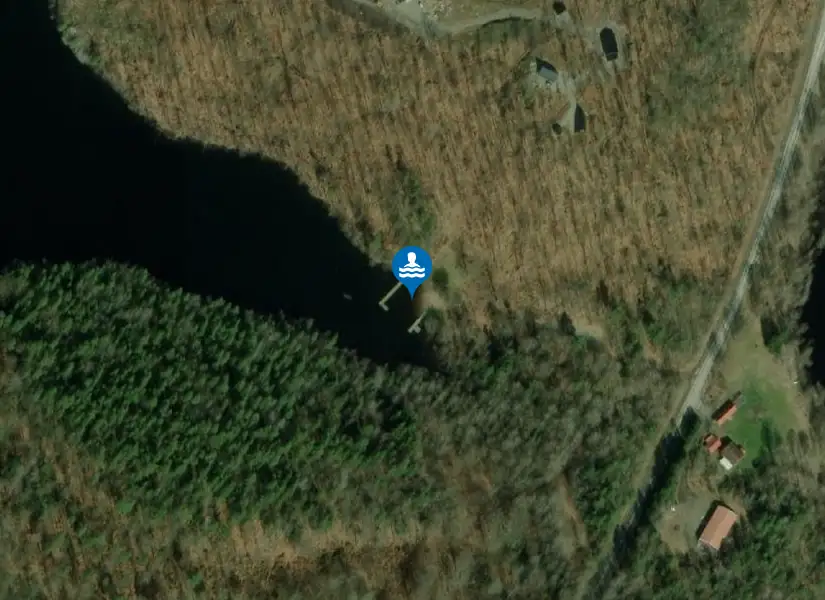 Skörjesjön från satellit