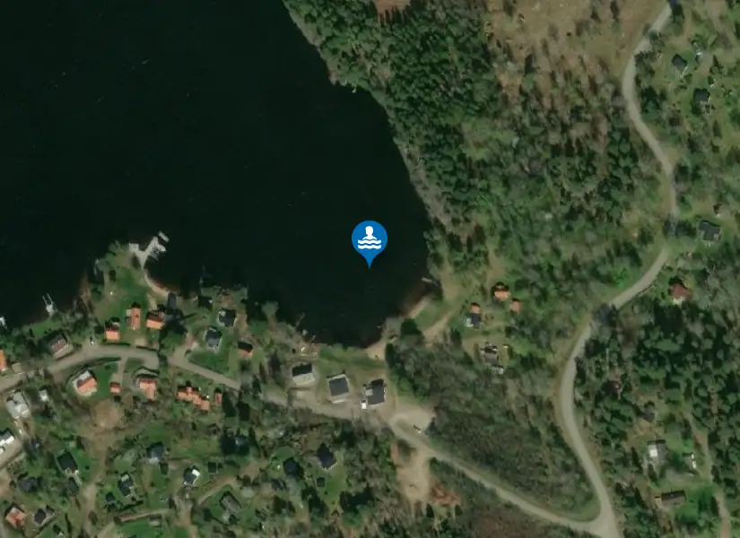 Sommen, Blåvik från satellit