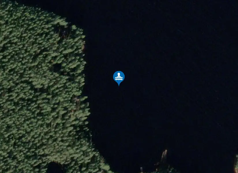 Stora Sandsjön från satellit