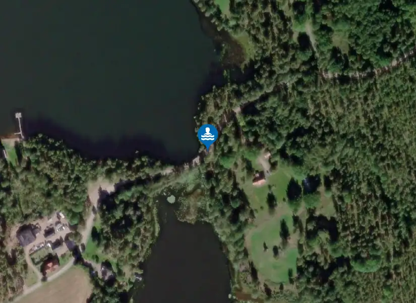 Stora Sundsjön från satellit