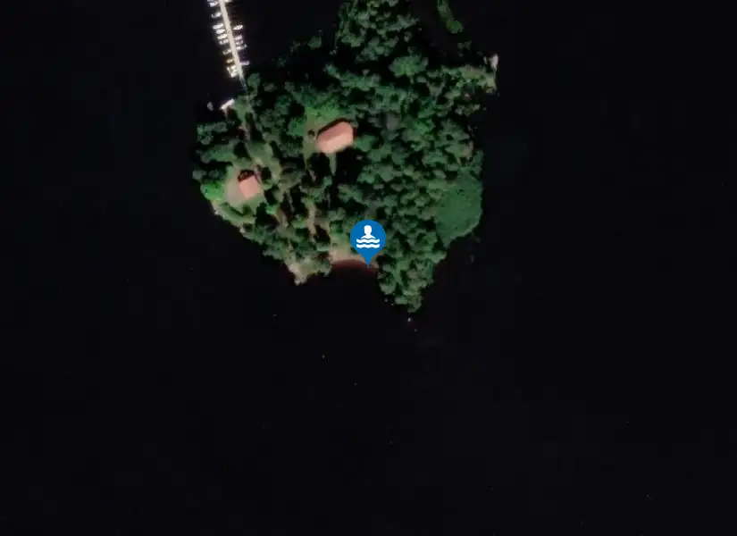 Borgmästarholmen från satellit